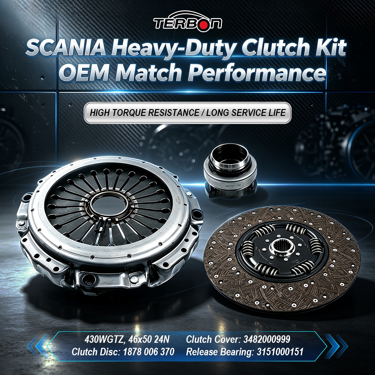 https://www.terbonparts.com/574977-430mm-scania-clutch-kit-clutch-cover-discrelease-bearing-2-product/