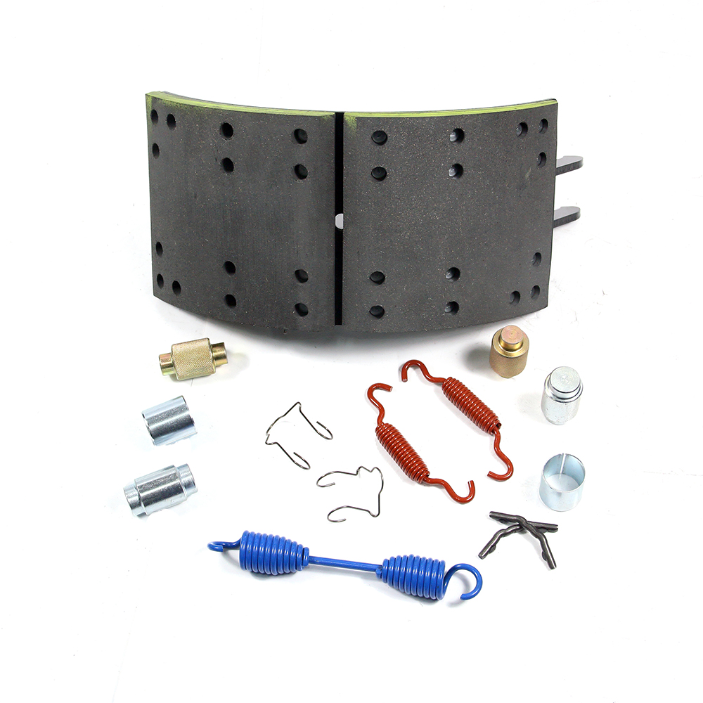 thumbnail interactive-video image 1 of 4707Q Brake Shoe Box Kit – 2 Lined Brake Shoes + 1 Repair Kit – JPN – Interchanges GG4707QJ, MRK4707QH20S, S-25290 – No Core Required 1 of 3