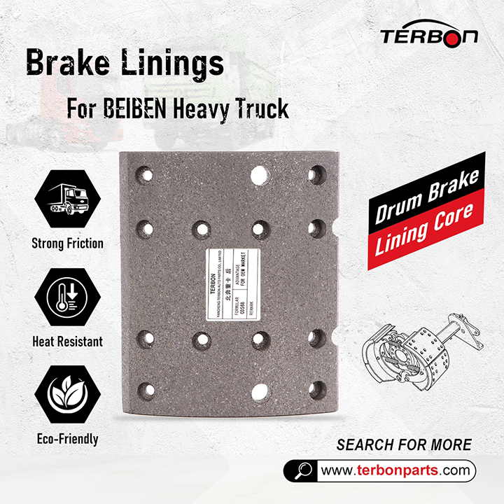 https://www.terbonparts.com/truck-brake-lining-brake-shoe-lining-for-beiben-heavy-truck-product/